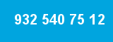 932 540 75 12 932 540 75 12